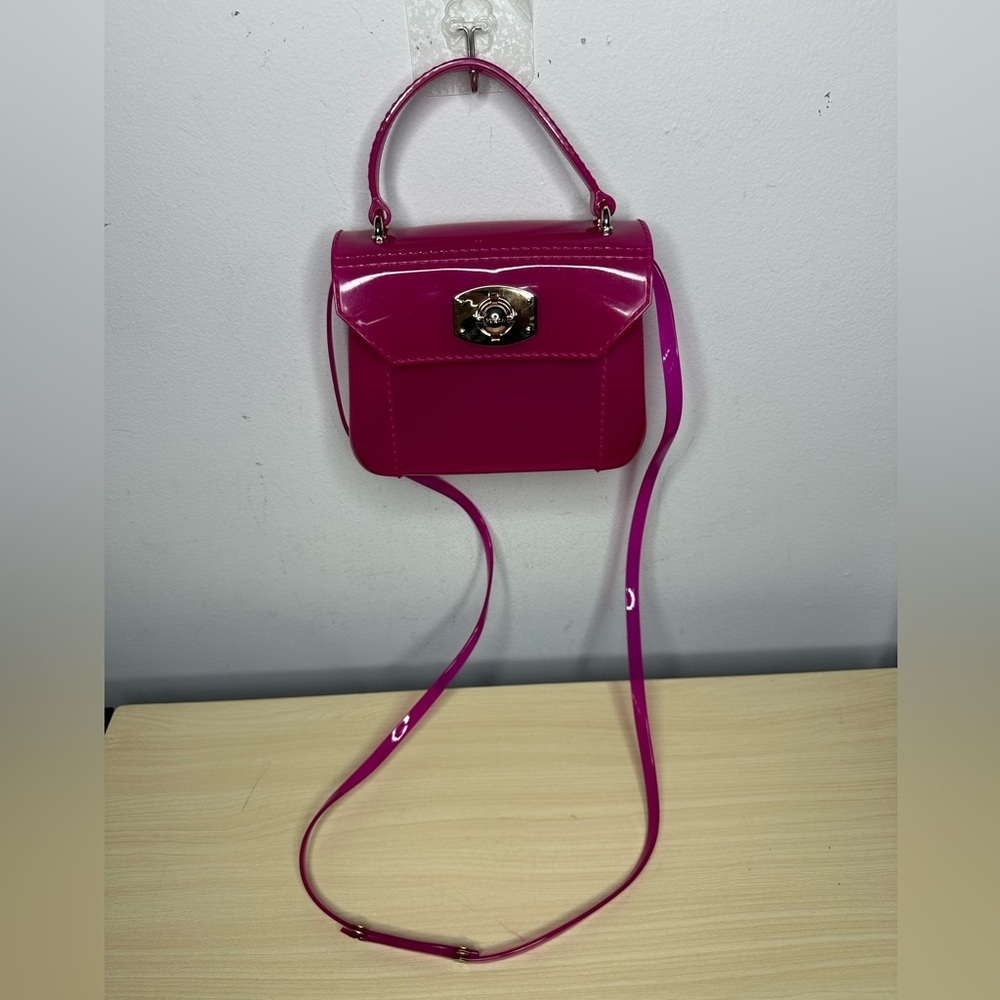 FURLA Pink Jelly Crossbody